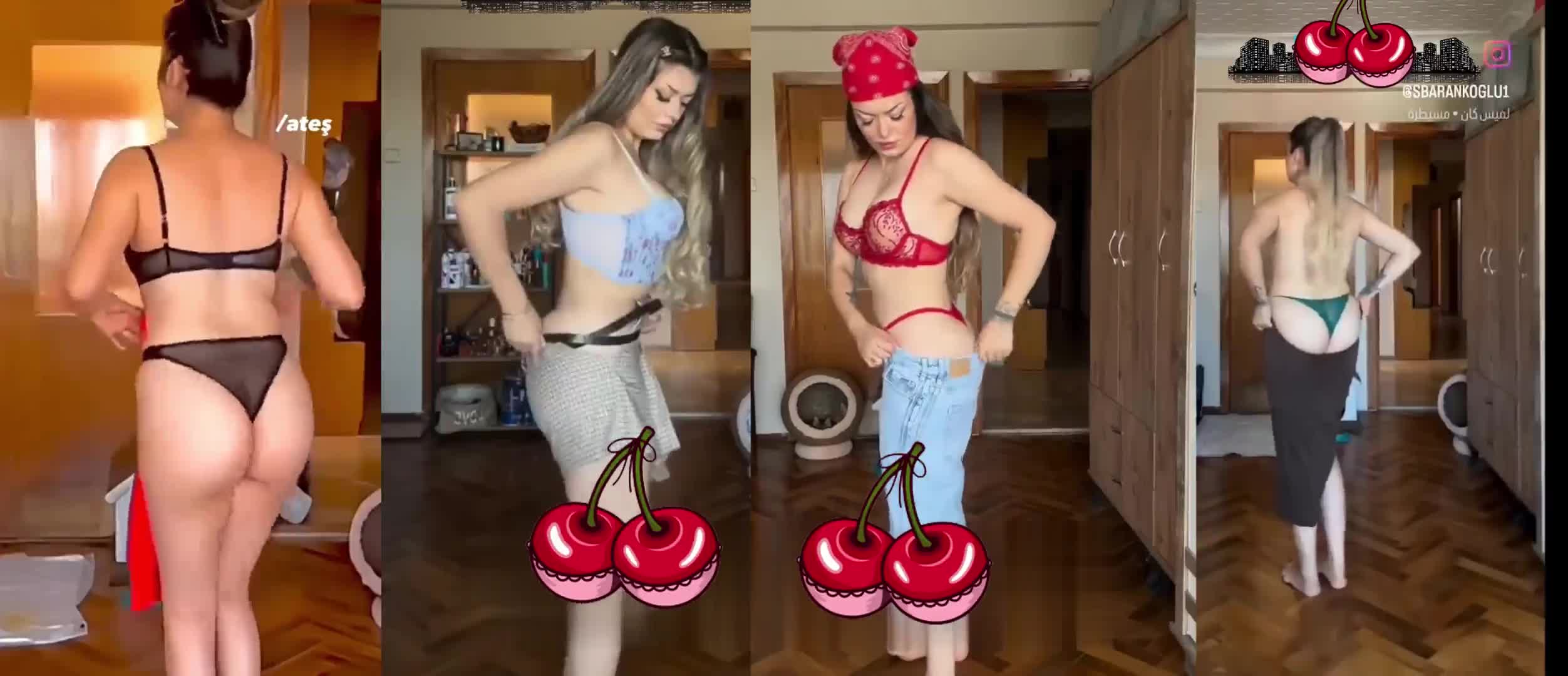Simge Barankoğlu Kiraz Tutup Tanga Domaliyor Ifşa