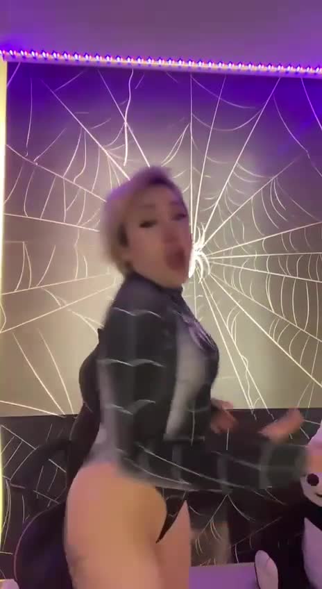 Örümcek Kostüm Kalça Costurma Ifşa