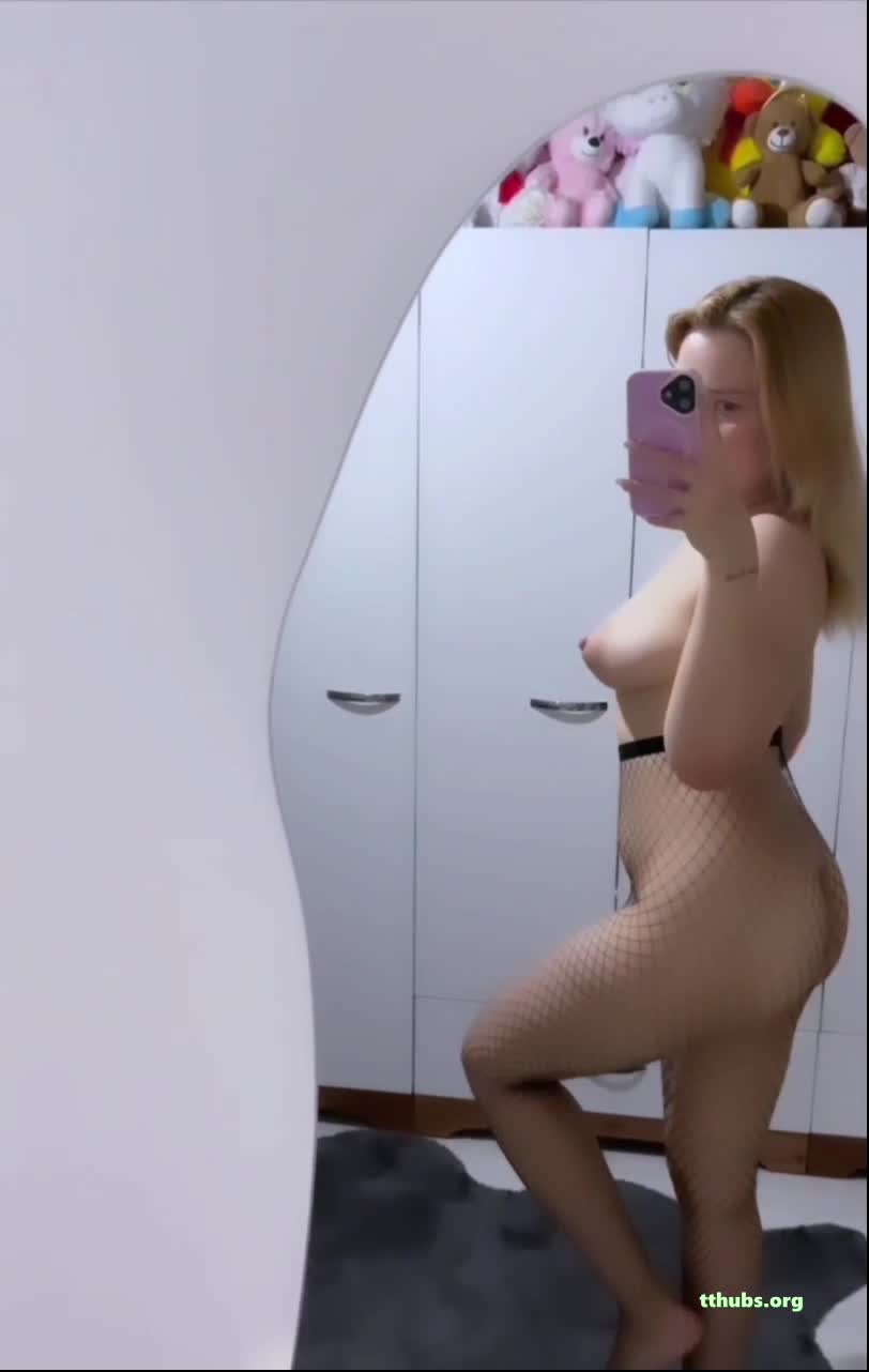 Ecrin Dilek Gökçe Ayna Karşısı Kalça Şovu