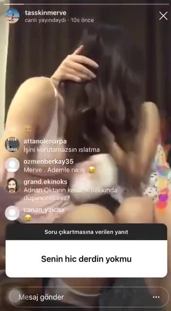 Merve Taşkın Canlı Yayın Göğüs Dekoltesi OnlyFans
