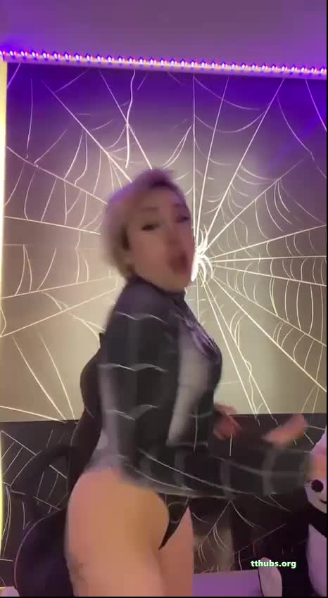 Örümcek Bigo Tanga Kalça Sallama Ifşası