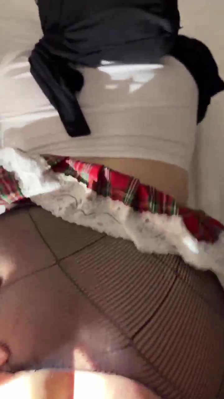 Türbanlı Liseli Etek Yırtma Jartiyer Ifşa