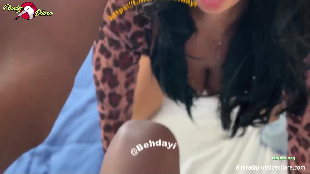 Plussize Dilara Leopar Bluzla Kalça Domaltıp Sallıyor